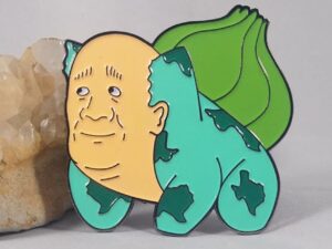Billbasaur King of the Hill X Pokemon Pin