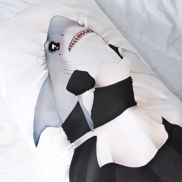 Shark Body Pillow Case Shut Up And Take My Yen 