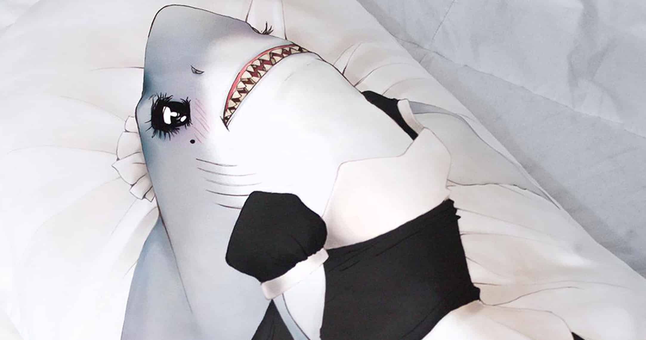 Sexy Shark Body Pillow Case
