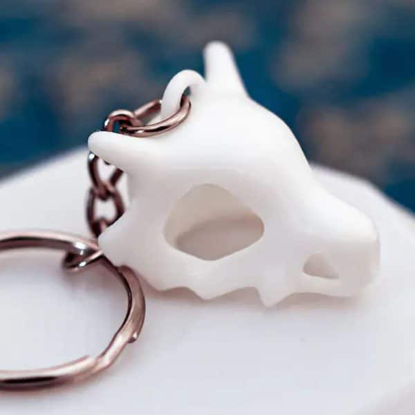 Pokemon Cubone Skull Keychain