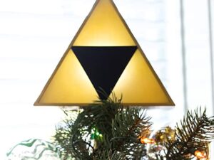 Legend of Zelda Triforce Christmas Tree Topper