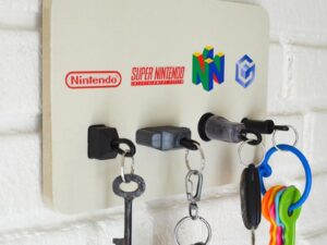 Nintendo Plug Keychain Holder