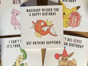 Pokemon Birthday Cards
