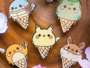 Pokemon Ice Cream Pins