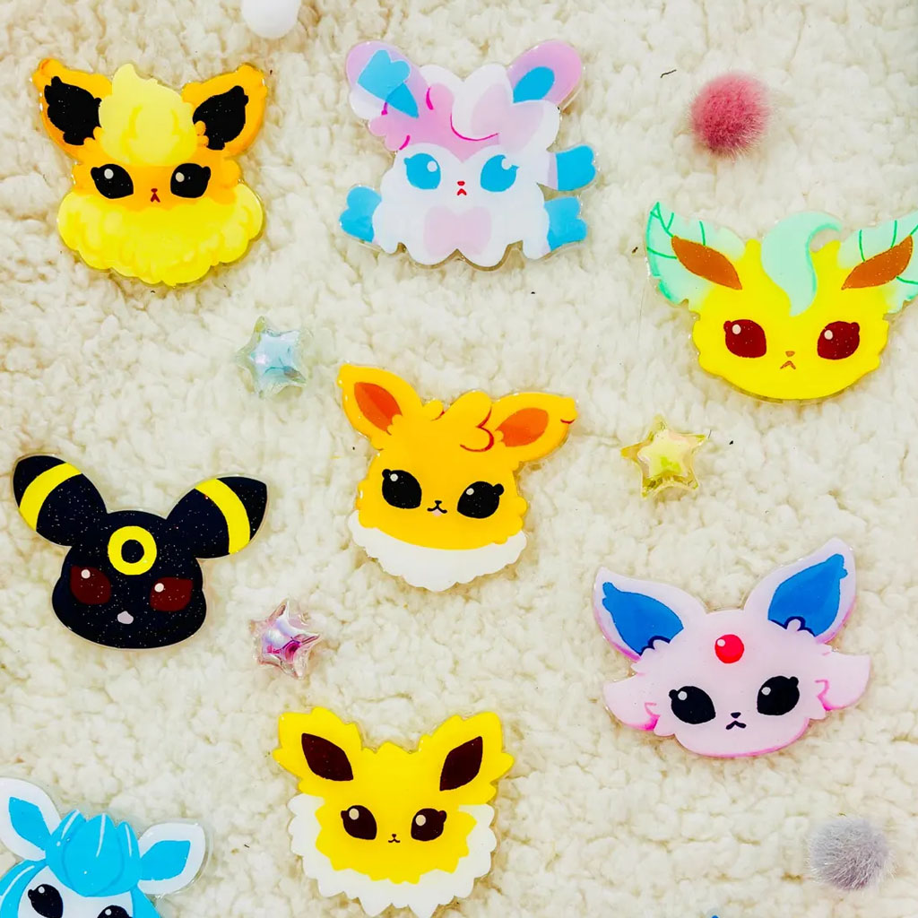 Eeveelution Phone Grips