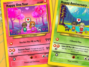 Pokemon Valentines Trading Cards