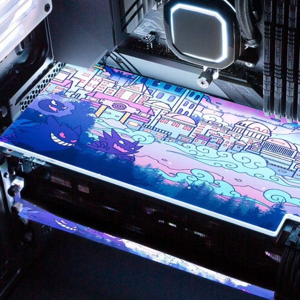 Pokemon RGB GPU Backplate Lavender Town