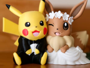Pokemon Wedding Cake Toppers