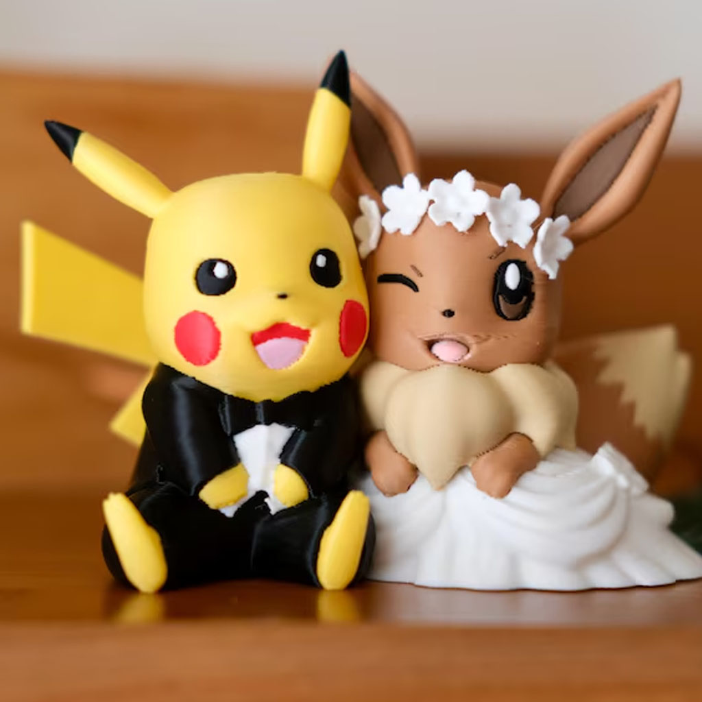 Pokemon Wedding Cake Toppers