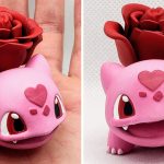 Rose Bulbasaur Valentine Figure