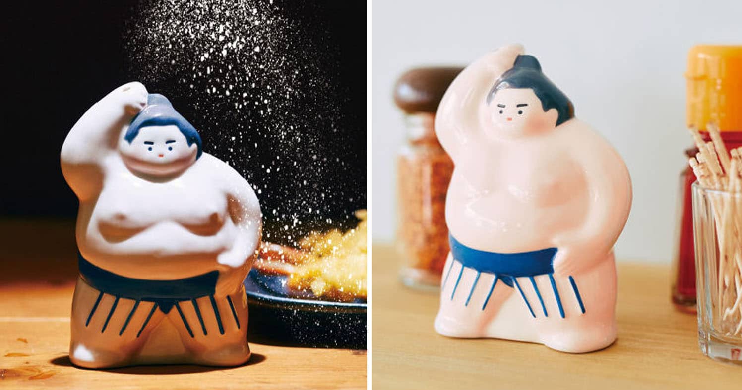 Sumo Wrestler Salt Shaker