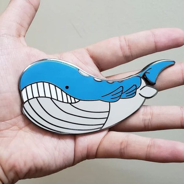 Pokemon Extra Large Wailord Pin