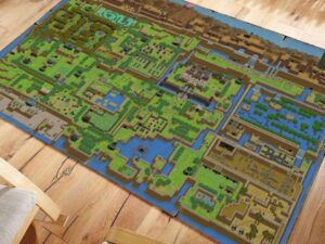 Legend of Zelda Map Rug
