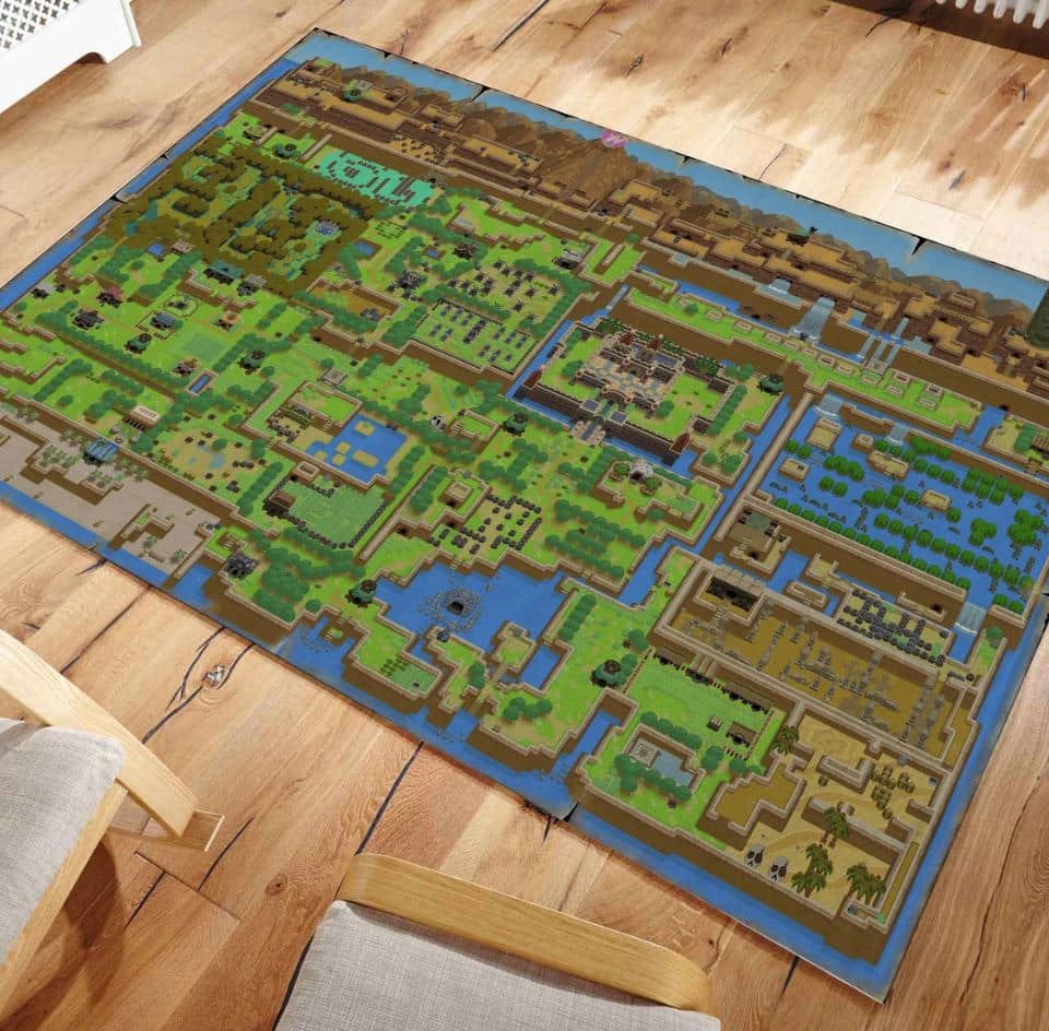 Legend of Zelda Map Rug