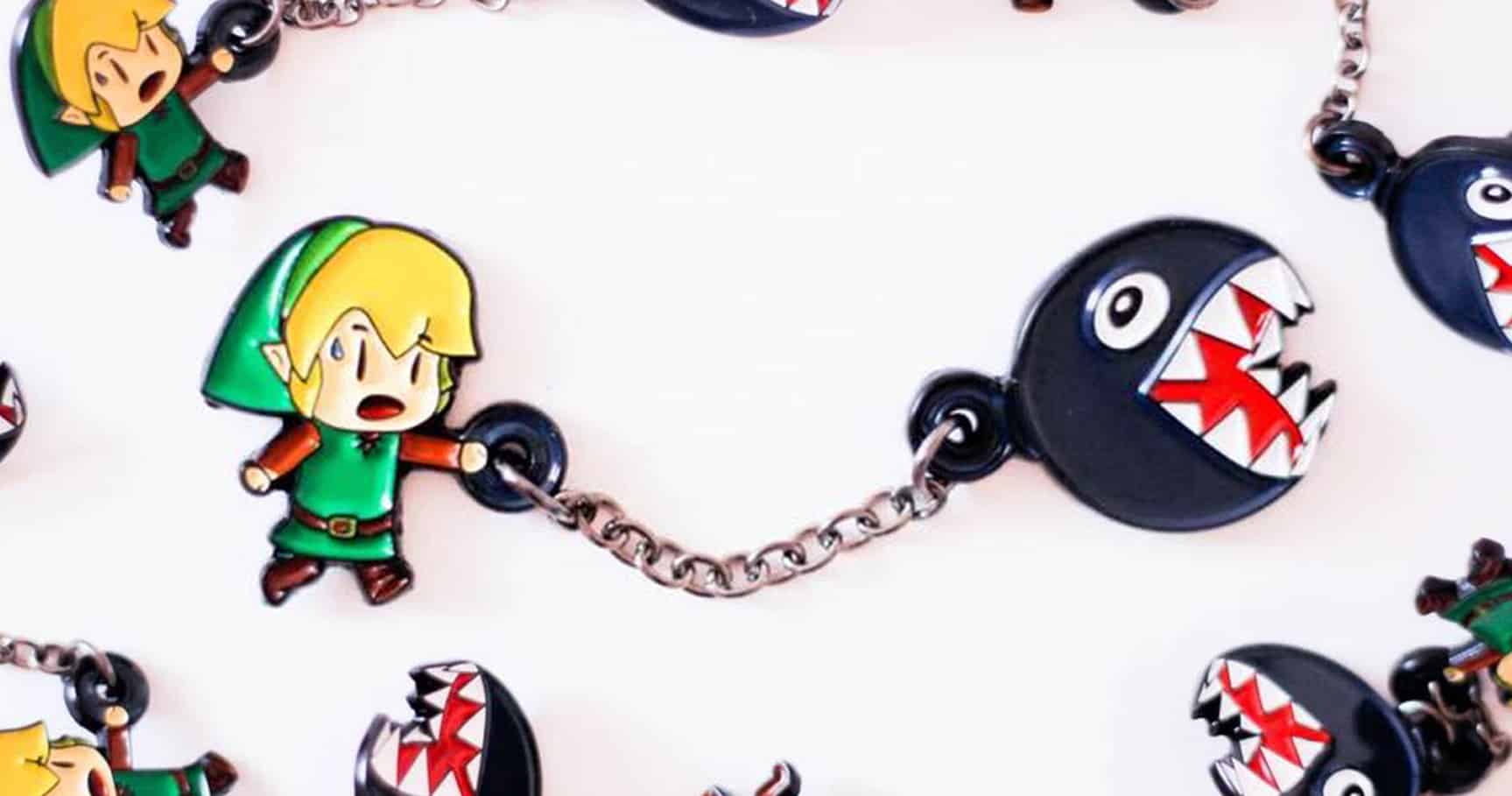 Zelda Link And BowWow Pin