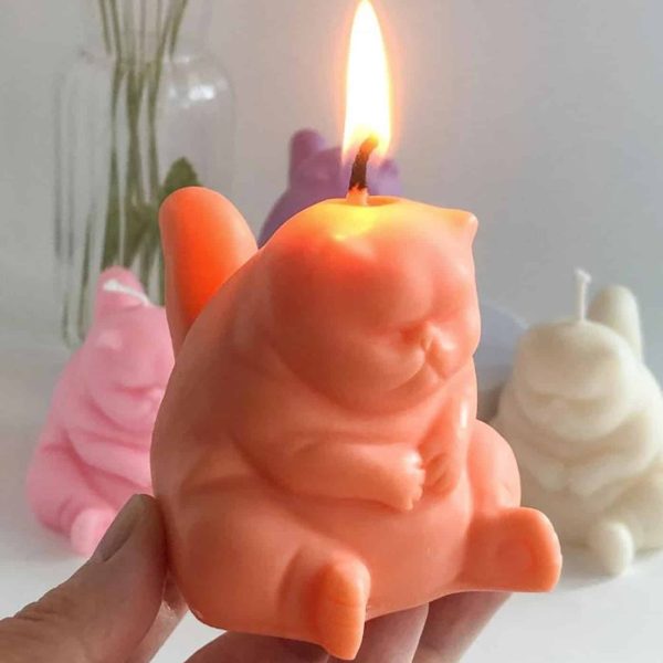 Chonky Cat Candle