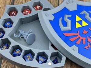 Legend of Zelda Hylian Shield Dice Box