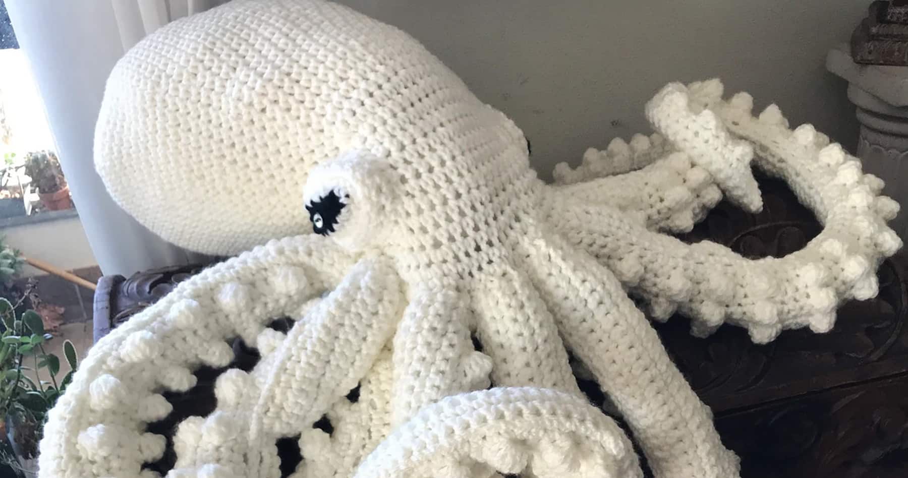 Giant Crochet Octopus