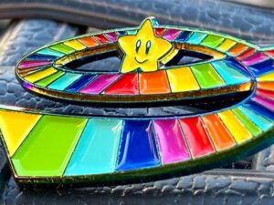 Super Mario Kart Rainbow Road Pin