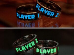 Player 1 & Player 2 Gamer Rings
