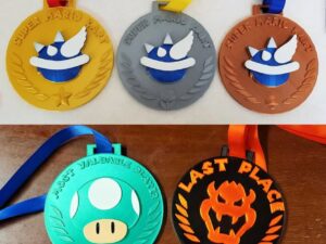 Mario Kart Tournament Placement Medals