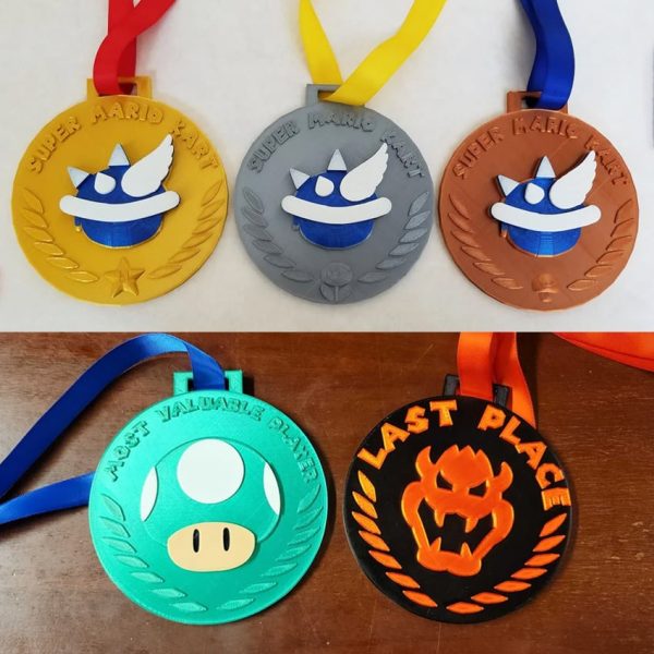 Mario Kart Tournament Placement Medals