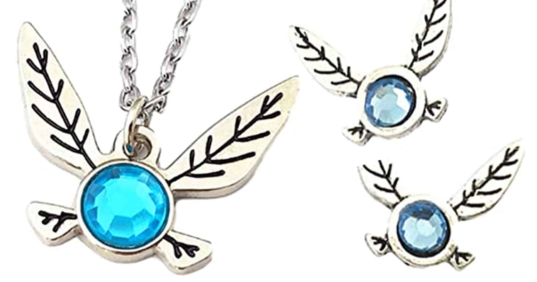 Zelda Navi Necklace and Earrings Set