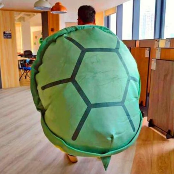 Giant Wearable Turtle Shell Pillow