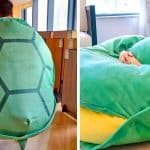Giant Wearable Turtle Shell Pillow