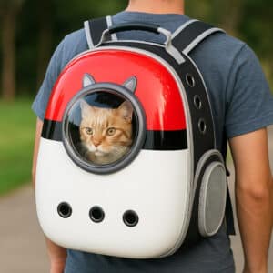 Pokeball Pet Carrier Backpack